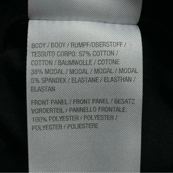 J Jason Wu Women's Top Short Sleeve Mixed Media Hi-Lo Hem Tee in Black Size XL - Picture 5 of 6